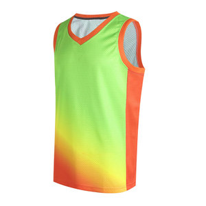 Maillots de basket-ball en mesh sportif anti-UV, grande taille, absorbant la transpiration, à séchage rapide - Product Image 1