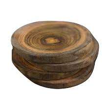 <b>Set</b> <b>of</b> 4/5/<b>6</b> Wholesales Personalized Wood Drinking <b>Mats</b> Smooth Cup <b>Mat</b> <b>Coasters</b> Bulk Custom Round Bamboo <b>Coasters</b> <b>Set</b> Holder - Product Image 5