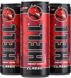 Boisson énergisante Hell Black Cherry sans sucre, canette de 250 ml, approvisionnement en gros - Product Image 3