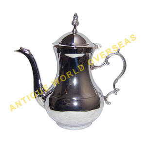 Elegant Silver Plated <b>Sugar</b> <b>Pot</b> Traditional Moroccan Serving Jar With Lid Polished Smooth Finish Design Home Kitchenware Gift - Product Image 3