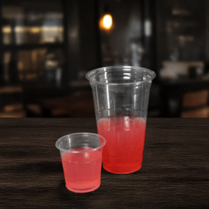 Quang Quan 95mm gobelets en plastique transparent jetables 16oz/24oz tasses à paroi unique pour boissons froides jus café thé - Product Image 4