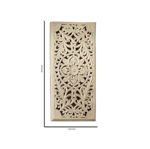 Juego de 2 paneles de decoración de pared de madera, placas colgantes de madera talladas a mano, arte de pared tallado en madera rústica - Product Image 6