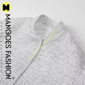 Superventas 2026 Chaqueta Acolchada de Invierno para Mujer, de Punto, con Lentejuelas Verdes y Moradas, Bordada, de Manga Larga, con Cremallera, para Mardi Gras - Product Image 3