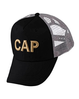 Casquette Trucker Personnalisée 5 Panneaux en Sergé de Coton avec Dos en Maille, Fermeture Snapback Réglable, Logo Brodé, Respirante, Vente en Gros