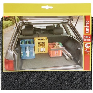 Tapete Protector de PVC Gris UNITEC, Tapetes Antideslizantes Recortables para Autos, Tamaño L60 x W100 cm - Product Image 1