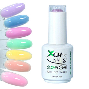 XGM NAILS Gel UV Removible, Base <span class=keywords><strong>de</strong></span> Goma Delgada y Colorida, 42 Colores para <span class=keywords><strong>Esmalte</strong></span> <span class=keywords><strong>de</strong></span> <span class=keywords><strong>Uñas</strong></span> - Product Image 2