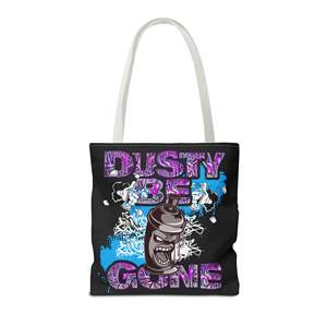 กระเป๋าโท้ทลายข้อความ Fun Dusty Be Gone ขนาดใหญ่ จุของได้เยอะ เปิดได้ด้านเดียว สไตล์กราฟฟิตีแบบผสมผสาน ซิปสำหรับใช้ในฤดูร้อนและฤดูใบไม้ร่วง ทำจากวัสดุ PU - Product Image 2