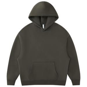 Sudadera con Capucha Reversible para Hombre, Diseño de Contraste, Felpa de Algodón, Personalizable, Modelo 2025 - Product Image 6