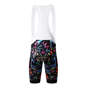 Cuissard de cyclisme Coolmax à bretelles en maille respirante, imprimé par sublimation, séchage rapide, idéal pour les événements de cyclisme sur route et VTT - Product Image 2