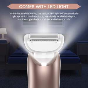 Depiladora Eléctrica Inalámbrica 2 en 1 para Mujer, Recargable, Uso en Seco y Húmedo, para Piernas, Axilas, Vello Púbico y Recorte de Bikini - Product Image 2