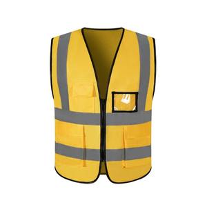 Adultes haute visibilité gilet de sécurité personnalisé haute visibilité hommes travailleur gilet multi-poches sans manches veste vêtements de travail réfléchissants - Product Image 3