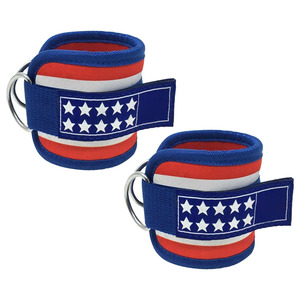 Sangles de cheville de haute qualité pour l'entraînement en salle de sport, robustes, réglables, durables, en polyester et néoprène, sangles pour machine à câbles - Product Image 2