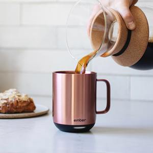 Tasse élégante en cuivre avec une isolation sous vide prête à l'emploi et un couvercle étanche fiable, adaptée au bureau à domicile et à l'extérieur. - Product Image 1
