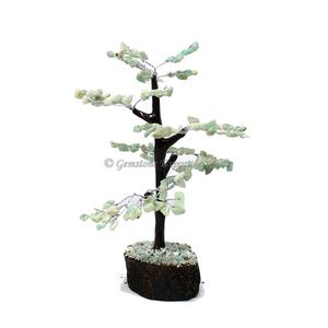 Arbre en fil sculpté en amazonite naturelle en gros avec 150 puces de pierres précieuses Agate produits métaphysiques pour la guérison des cadeaux de style amour - Product Image 1