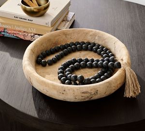Hand-produced <b>Dough</b> <b>Bowl</b> Essentials Wood Candles <b>Bowl</b> Sustainable <b>Dough</b> <b>Bowl</b> for Candles - Product Image 3