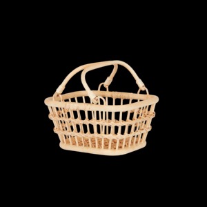 Panier de rangement rectangulaire en rotin naturel, moderne, écologique et multifonctionnel - Product Image 1