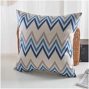 Venta al por mayor 18x18 Boho Block Print Fundas de cojín Handcrafted Euro Pillow Shams Country Style Farmhouse Home Hotel Fundas de almohada - Product Image 2