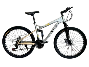 Vélo de montagne tout suspendu en acier carbone de 24 à 26 pouces, double suspension, <span class=keywords><strong>VTT</strong></span>, vélo de montagne pour hommes - Product Image 1