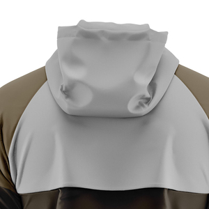 Vente en gros Ensemble coupe-vent à capuche personnalisé pour homme imperméable et athlétique Survêtement coupe-vent en nylon Softshell zippé pour hommes - Product Image 6