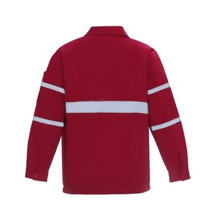 Vêtements de travail unisexes 100% coton, uniformes de travail personnalisés, bandes réfléchissantes, salopettes d'atelier résistantes à l'usure, logo personnalisé - Product Image 5