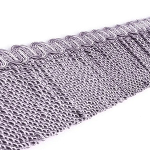 Dentelle métallique fil d'or tresse cérémonielle vente en gros 6.5CM plus épais or lingot frange gland pour vêtement - Product Image 5