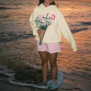 Sudadera con Capucha Doble de Alta Calidad para Mujer, Sudadera Holgada de Moda, Sudadera Extra Grande con Pedrería, Sudadera Desteñida Personalizada, Sudadera 100% Algodón, Sudadera Chic - Product Image 4