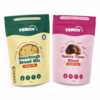 Sachet Doypack Personnalisé Refermable pour Emballage Alimentaire de Farine Sans Gluten, Mélange à Pain au Levain