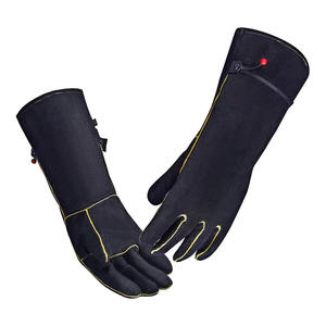 Best Performance Cowhide Split Leather <b>Welding</b> <b>Gloves</b> Heavy Duty Abrasion Resistant Firefighting Flame Retardant <b>Gloves</b> - Product Image 1