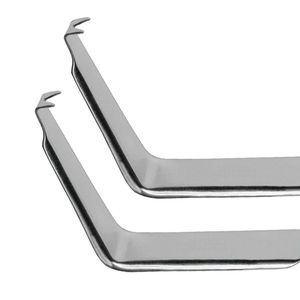 Retractor de mejillas Austin en ángulo recto, hoja de 80mm, juego de instrumentos manuales de acero para cirugía plástica - Product Image 5