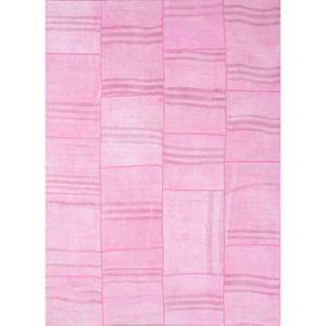 Provenance Hand Knotted Wool <b>Rugs</b> Pink Purple Striped <b>Boho</b> for Living Room Decor Rectangle Hallway Abstract Pattern-Pae-3693 - Product Image 1