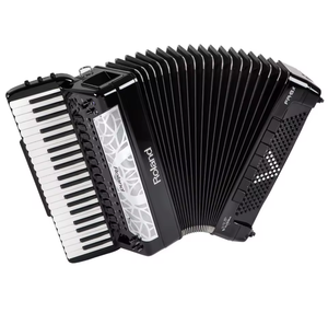 Accordéon électronique RolandS V-Accordion FR-8X noir avec garantie de 3 ans et son surround - Product Image 1