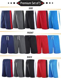 Wholesale Custom Men's High Quality Polyester Mesh Shorts Breathable Double <b>Layer</b> Plus Size Basketball Shorts For Mens - Product Image 3