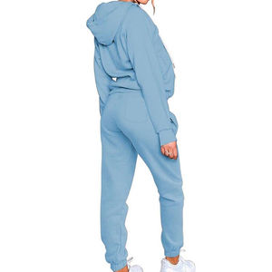 Chándal ligero para mujer para entrenamiento diario, caminar y practicar yoga con joggers transpirables y chaqueta con cremallera - Product Image 4