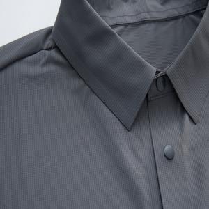 Camiseta de talla grande para hombre, camiseta con logotipo personalizado, antiarrugas, de secado rápido, transpirable, 100% algodón, acanalado, manga corta, cuello redondo, informal - Product Image 3