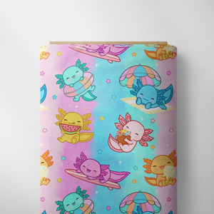 قماش شاش مزدوج مجعد بطباعة رقمية مخصصة بدون عينة مجانية من موك - Product Image 1