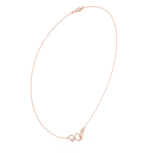 Collar con colgante de moissanita de Plata de Ley 925 con forma redonda de nuevo estilo para mujer - Product Image 2
