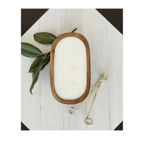 Mango Wooden <b>Long</b> <b>Candle</b> Dough Bowl for Decoration Attractive Design Natural Wood <b>candle</b> dough bowl - Product Image 3