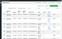 Versión empresarial Sistema de software de programación y reserva de citas compatible con Linux y Mac OS en stock
