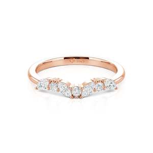 Anillo de Plata de Ley con Moissanita Jeulia Never Withering Petals para Mujer - Product Image 1