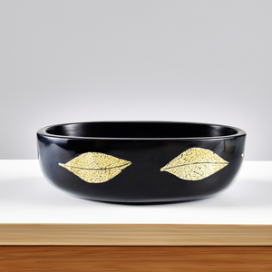 Tazón de laca tradicional hecho a mano de fábrica de Vietnam, Material Natural, uso diario, modelo artesanal LBW6024 - Product Image 5