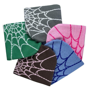 Gorro de punto personalizado de alta calidad para vestido informal de invierno, gorros cálidos con puños para mujeres y hombres - Product Image 5