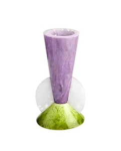 Vase à fleurs en résine Art Déco de qualité supérieure, fait à la main, avec couleur et taille personnalisables pour la décoration de salon, chambre à coucher, bureau, table - Product Image 6