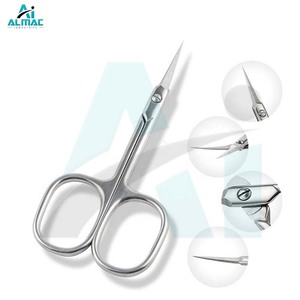 ALMAC Ciseaux à cuticules pour les professionnels des ongles, lames tranchantes et action douce pour un toilettage parfait des cuticules - Product Image 1