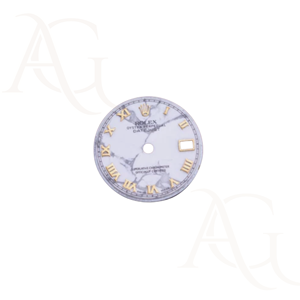 Reloj plano redondo de howlita Natural de grado AAA, piedra preciosa de cabujón, certificado IGI para la fabricación de joyas, disco plano Suelto - Product Image 1