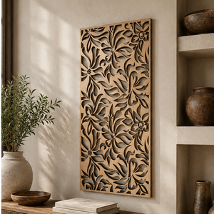 Handmade Wooden <b>Wall</b> Art <b>Islamic</b> Pattern Rectangle Gray Frame Traditional Design Home <b>Decoration</b> Large 33-40 Inches - Product Image 4