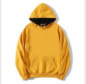 Sweat à capuche de sport à manches longues pour hommes de haute qualité couleur personnalisée solide 100% polaire de coton fabriqué au Pakistan-pour l'hiver - Product Image 4