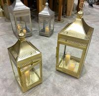Lanterne à bougie marocaine en laiton, décoration d'intérieur, mariage, Noël, candélabre fait main