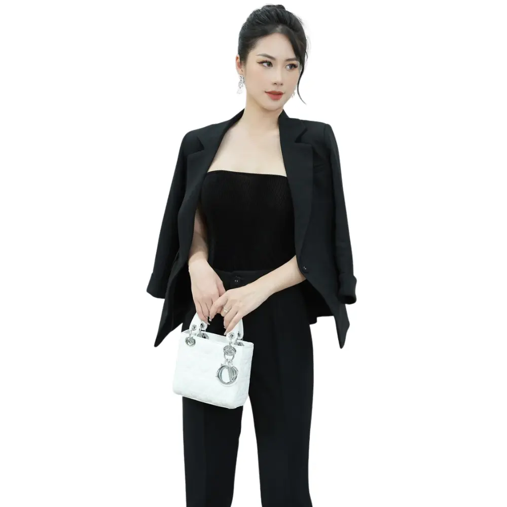 Business Suite For Women Hot Deal Premium Suits Fashion And Clothing Customized Packaging Vietnam Manufacturer