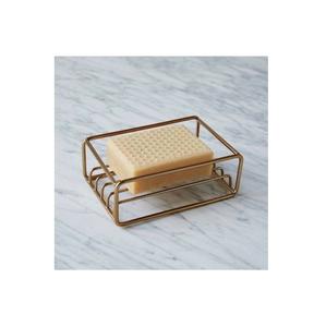 Porte-savon en fonte moderne avec revêtement en poudre brune finition comptoir porte-savon pour salle de bain - Product Image 2