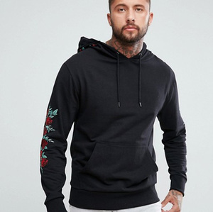 Sudadera con Capucha para Hombre, Estilo Holgado, 100% Algodón, Gruesa, Lisa, con Bolsillo y Estampado o Bordado Personalizado, Venta al Por Mayor - Product Image 1